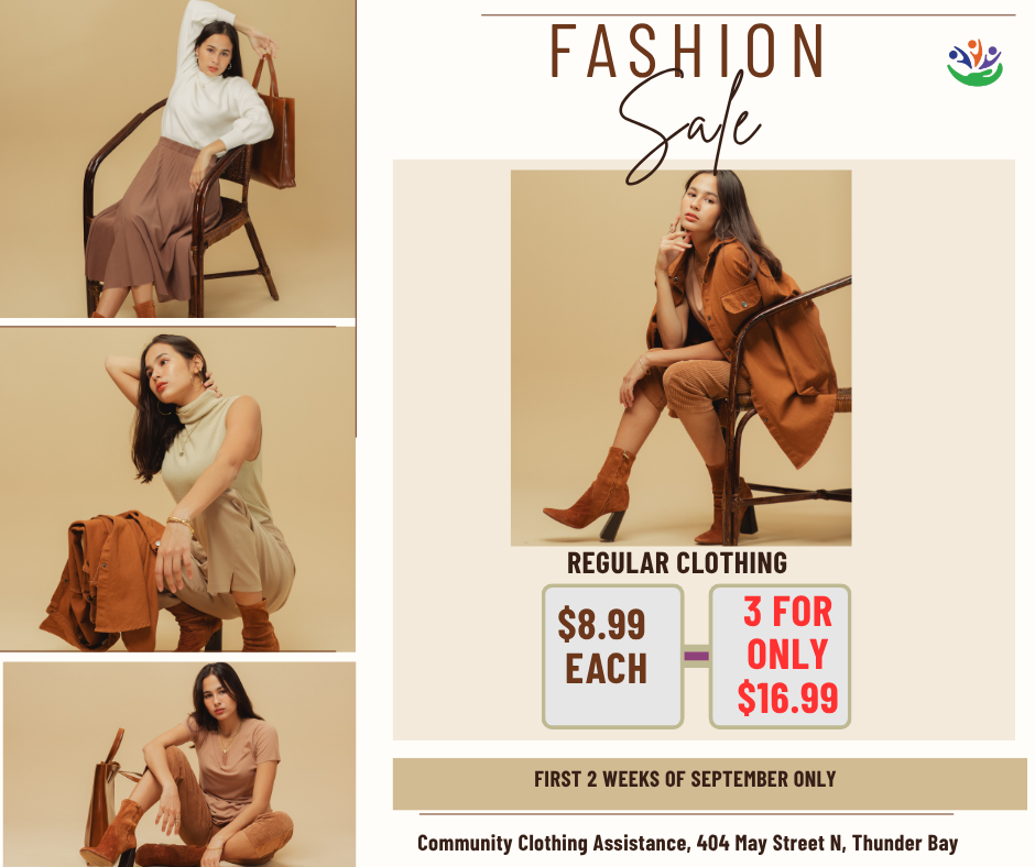 CCA Clothing Centre sales — September 2026, photo 1